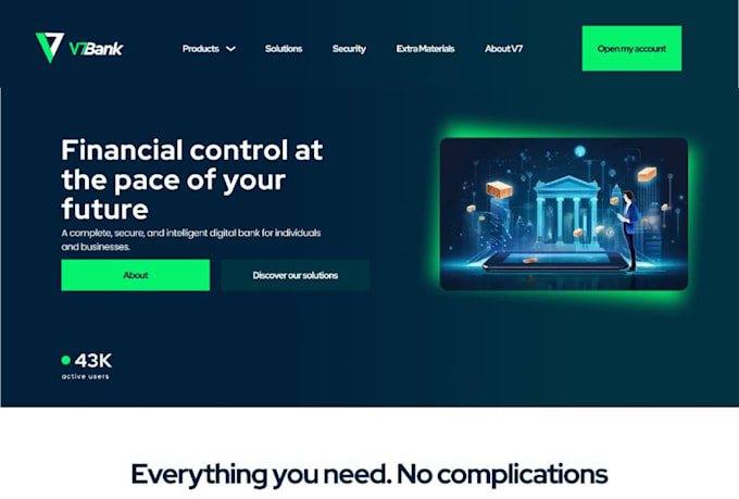 design a high converting landing page UI in figma
